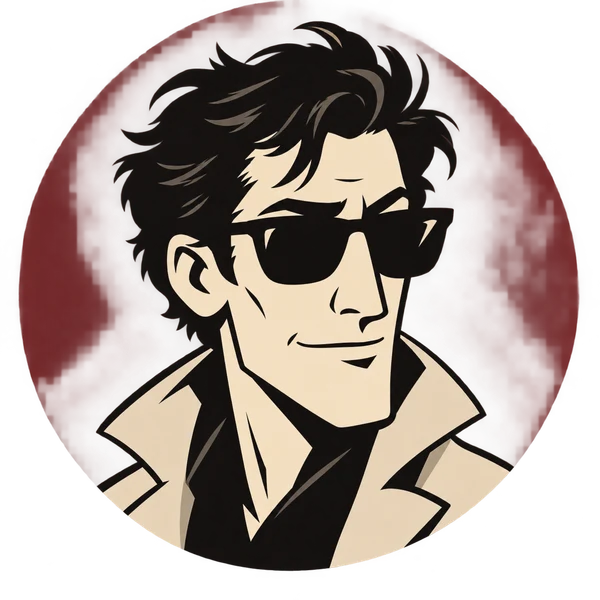The Coke Hunter's illustrated face